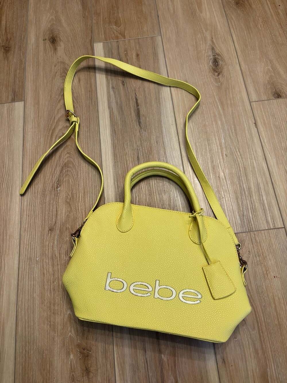 bebe Fabiola Dome Satchel Crossbody Bag